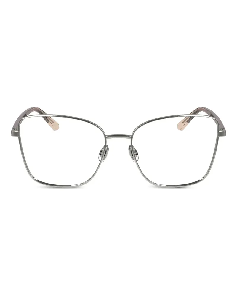 Calvin Klein Brille mit Cat-Eye-Gestell - Silber Silber