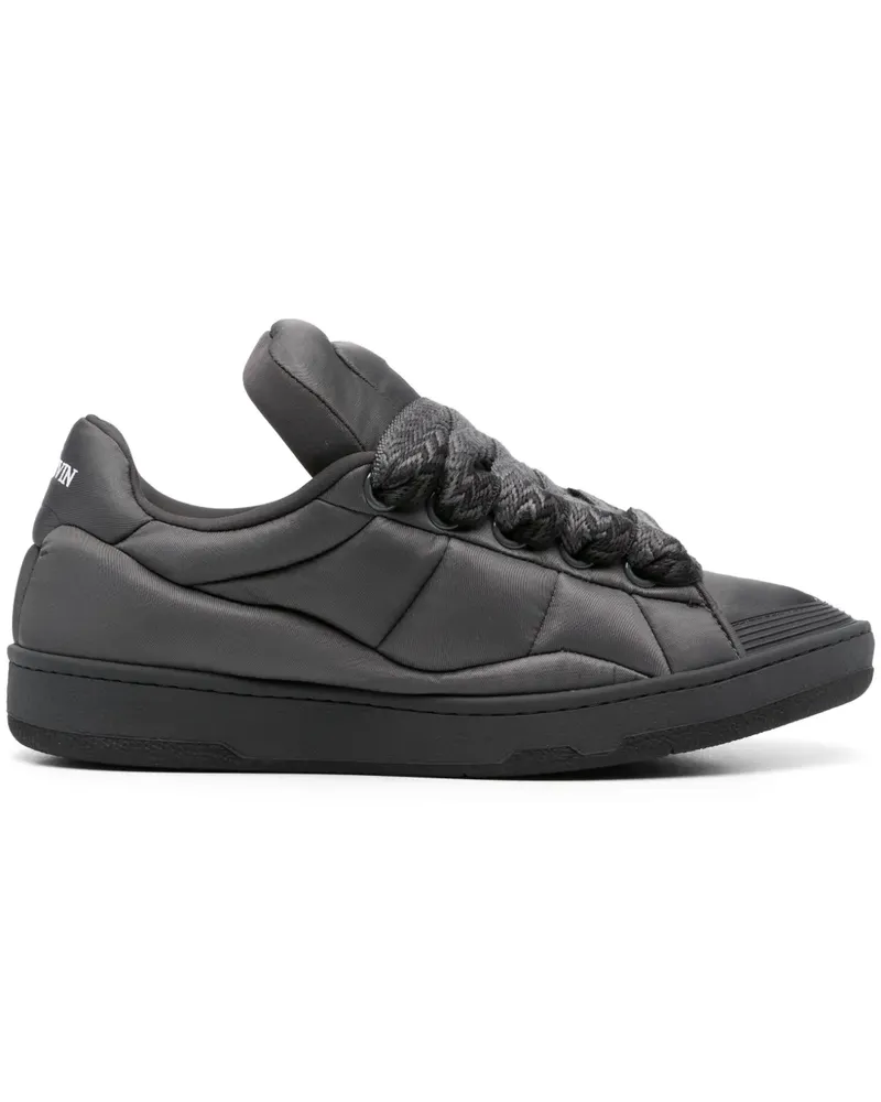 Lanvin Sneakers mit Oversized-Schnürung - Schwarz Schwarz