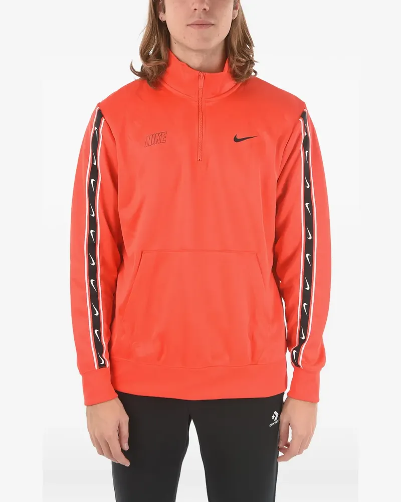 Nike Sweatshirt mit Reißverschluss - Rot Rot