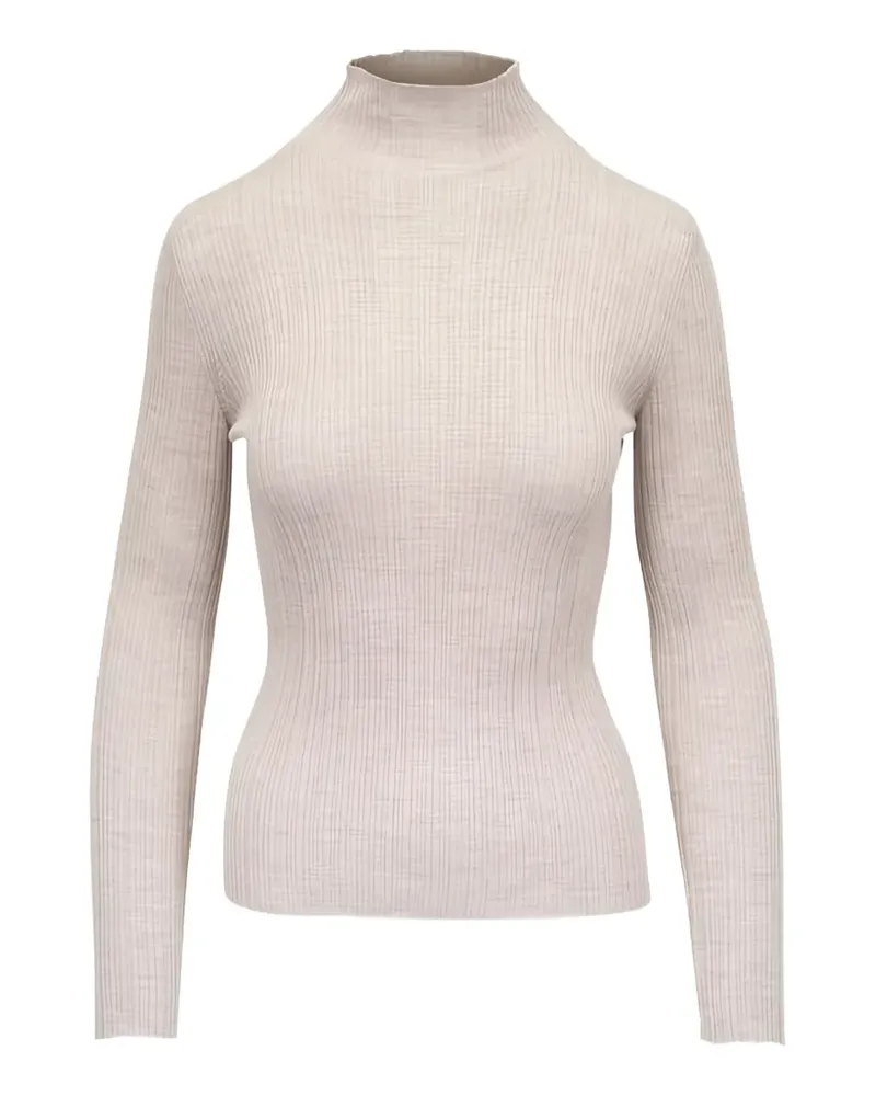 AGNONA ribbed sweater - Nude Nude