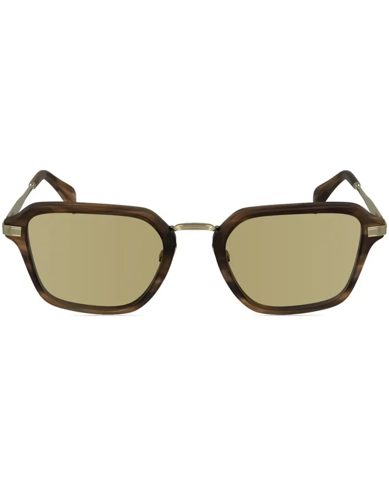 Paul Smith Kean Sonnenbrille mit eckigem Gestell - Braun Braun