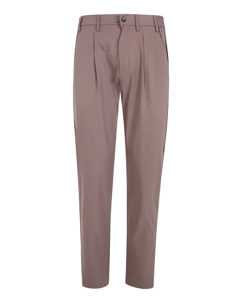 People of Shibuya Kobra pleated trousers - Braun Braun