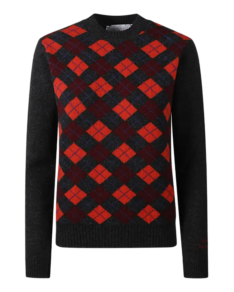 Giada Benincasa London Pullover mit Argyle-Muster - Grau Grau