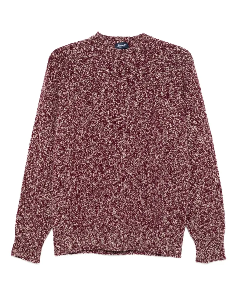 Drumohr  Melierter Pullover - Rot Rot