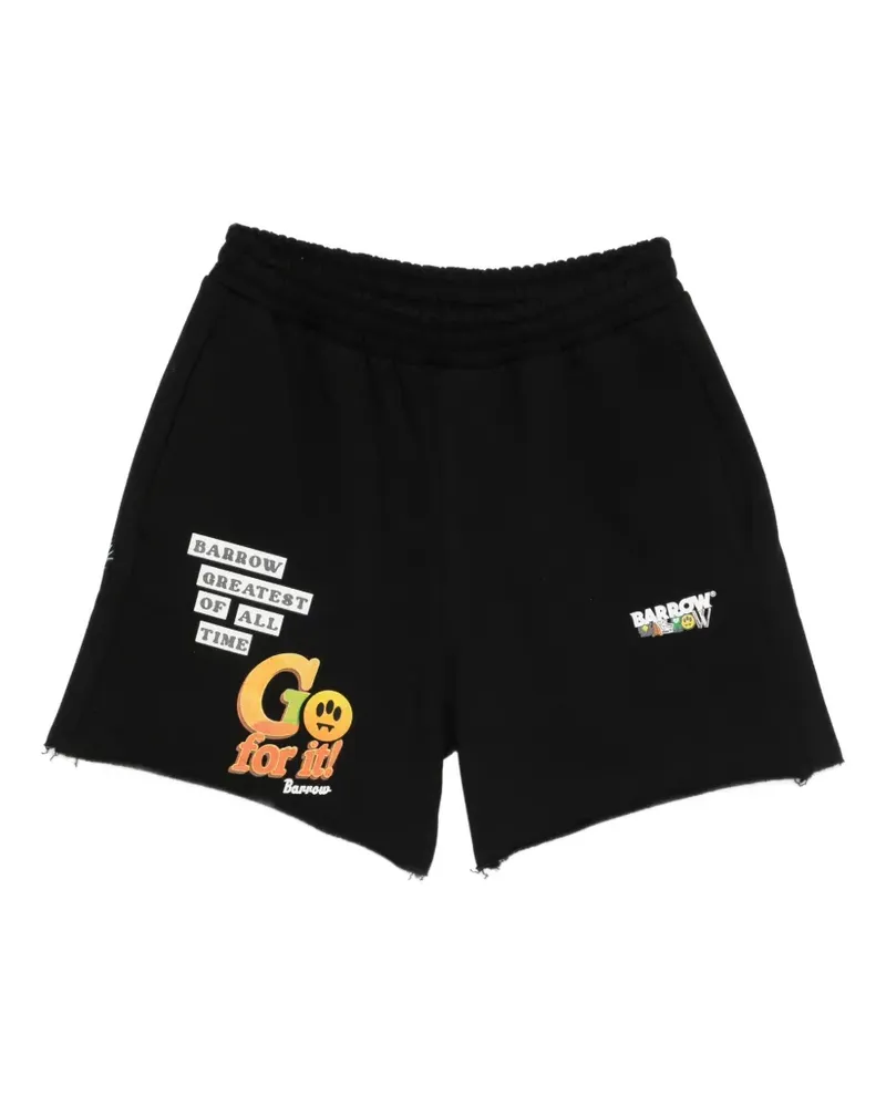 BARROW logo-print shorts - Schwarz Schwarz