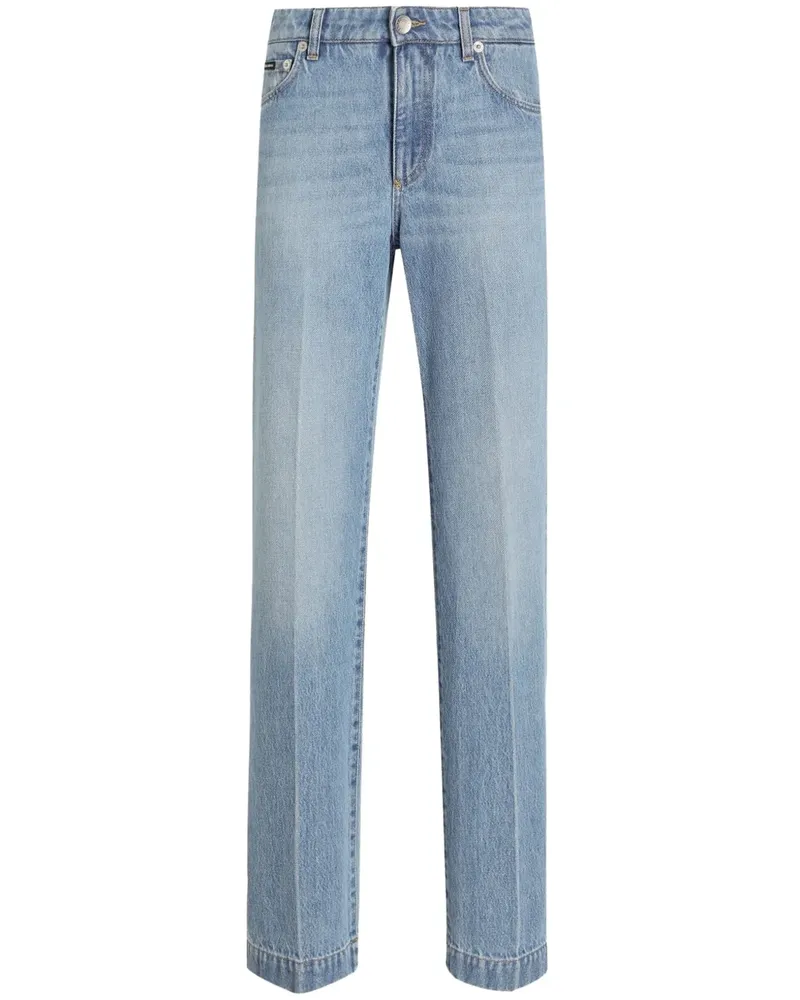 Dolce & Gabbana Jeans mit Bügelfalten - Blau Blau
