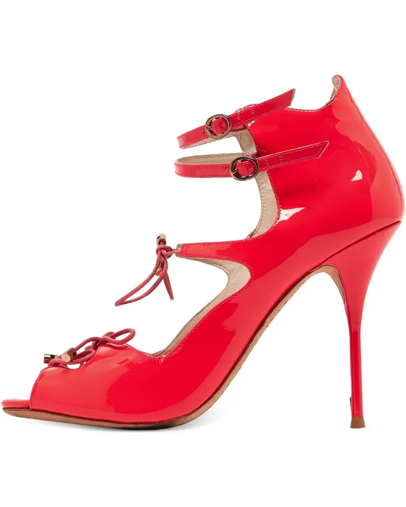 Sophia Webster Sandalen aus Lackleder - Rosa Rosa