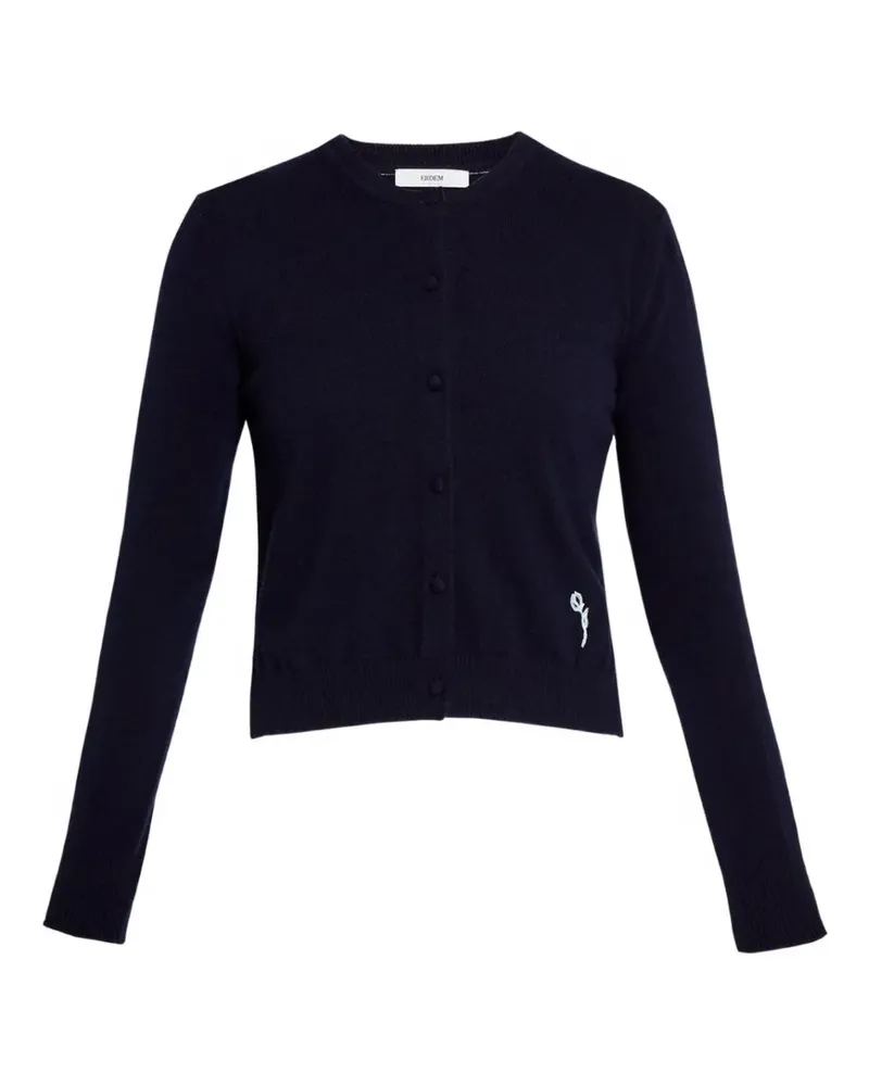 Erdem Cardigan mit rundem Ausschnitt - Blau Blau