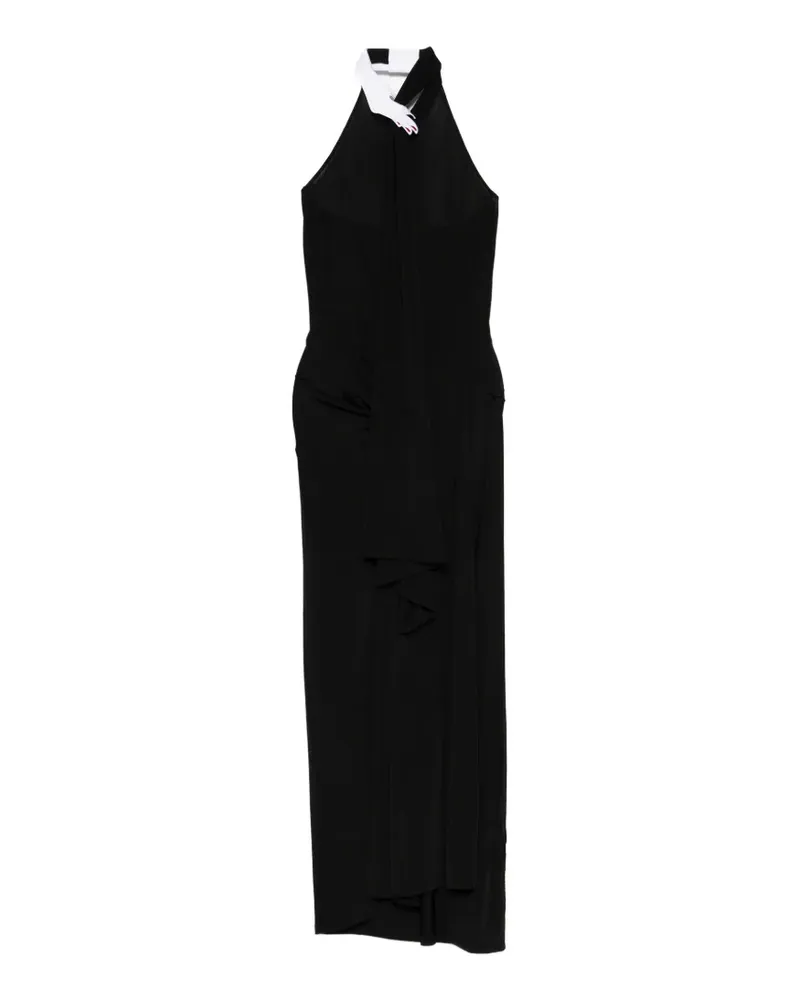 Vivetta halterneck maxi dress - Schwarz Schwarz