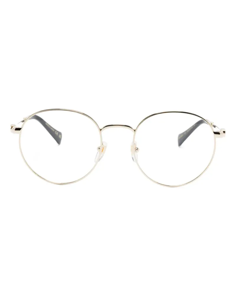 Gucci Brille mit rundem Gestell - Schwarz Schwarz