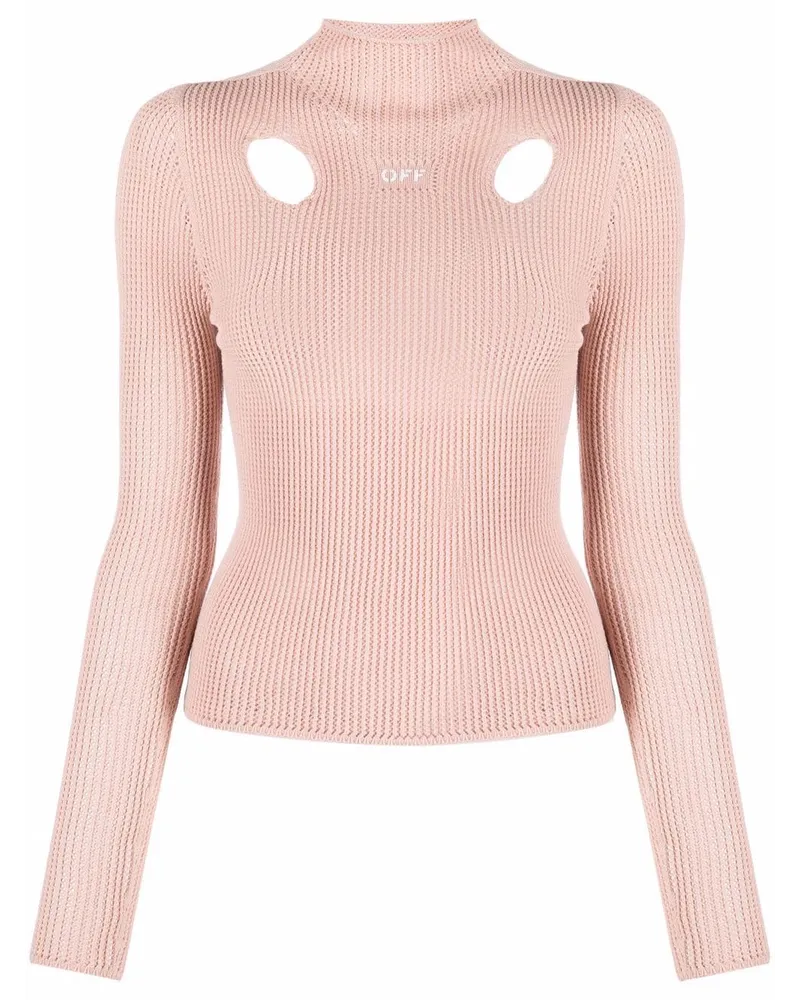 OFF-WHITE Meteor Strickoberteil - Nude Nude