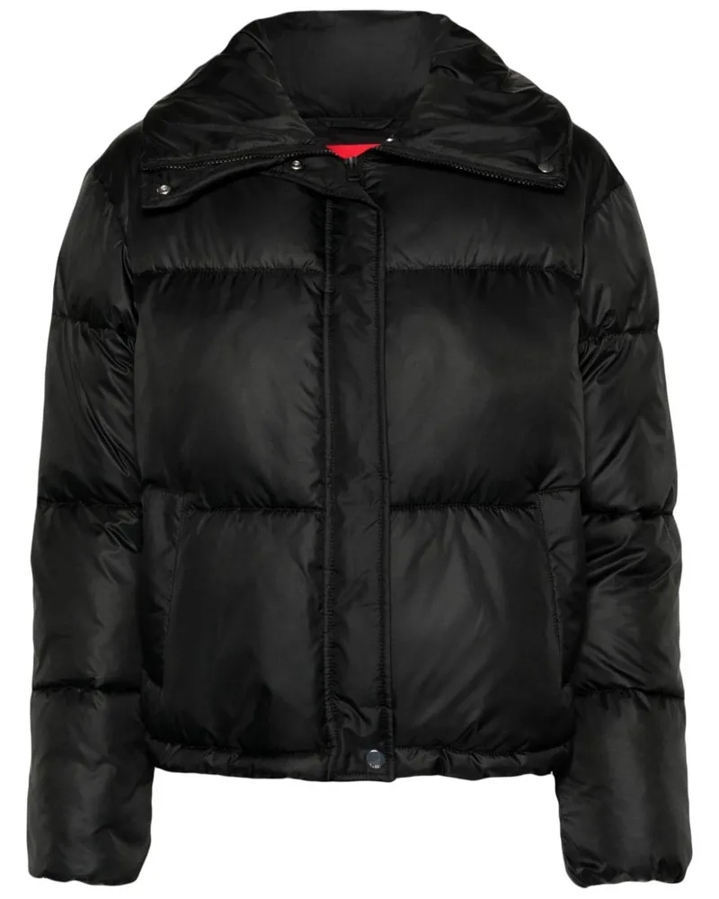 HUGO BOSS Wasserabweisende Steppjacke Schwarz