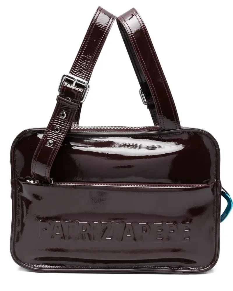 Patrizia Pepe Handtasche aus Lackleder - Rot Rot