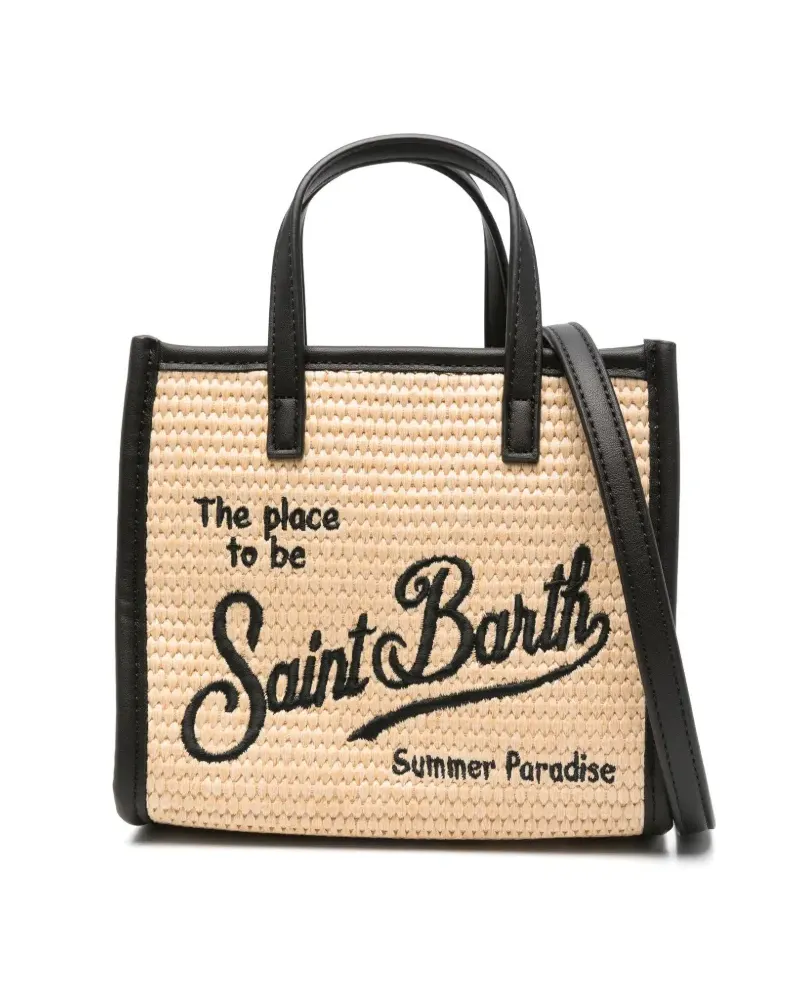 MC2 Saint Barth Vivian Tote Bag aus Stroh - Nude Nude