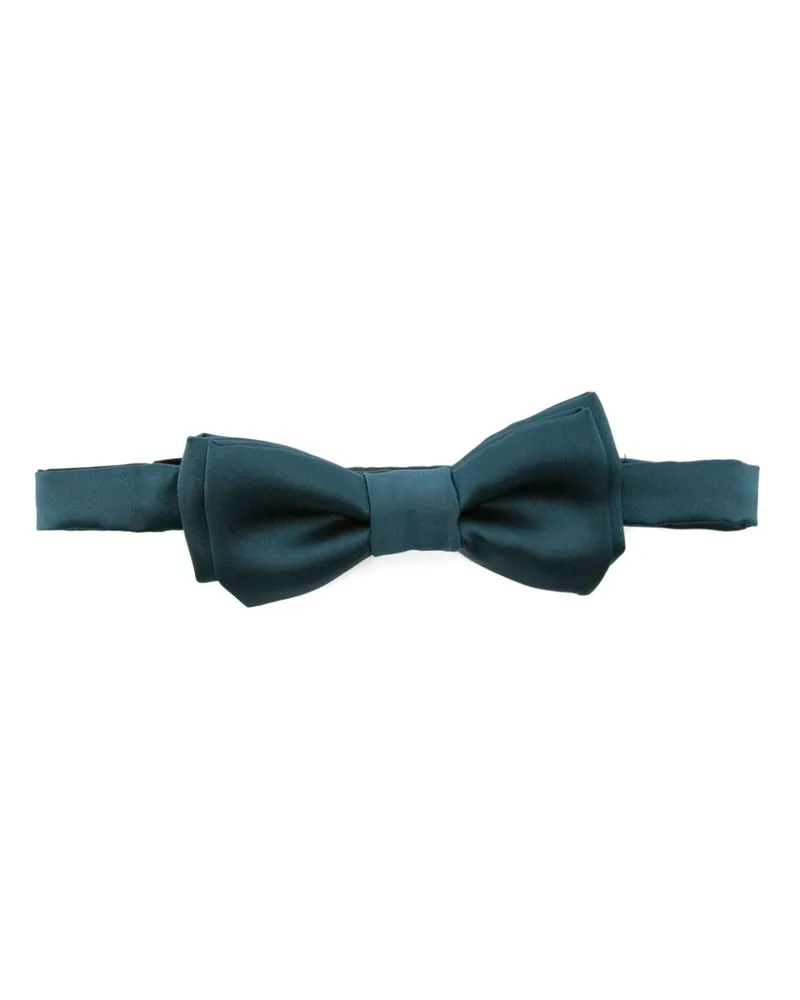Paul Smith Fliege aus Satin - Blau Blau