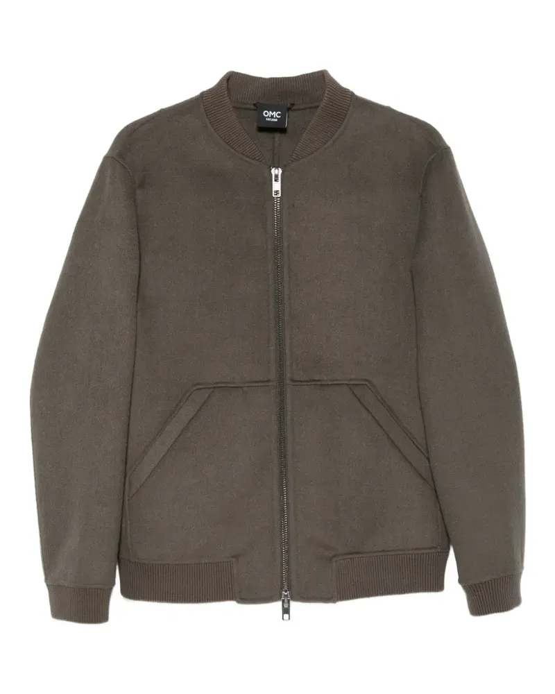 OMC Paul Bomberjacke mit Reißverschluss - Grau Grau