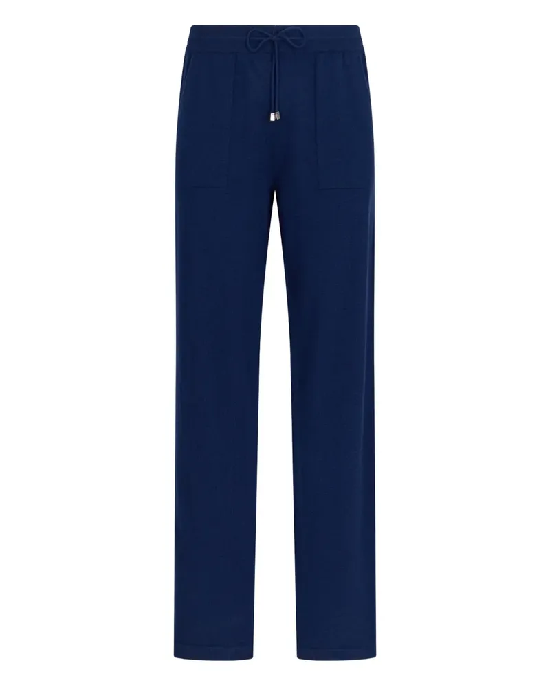Malo drawstring-waist trousers - Blau Blau
