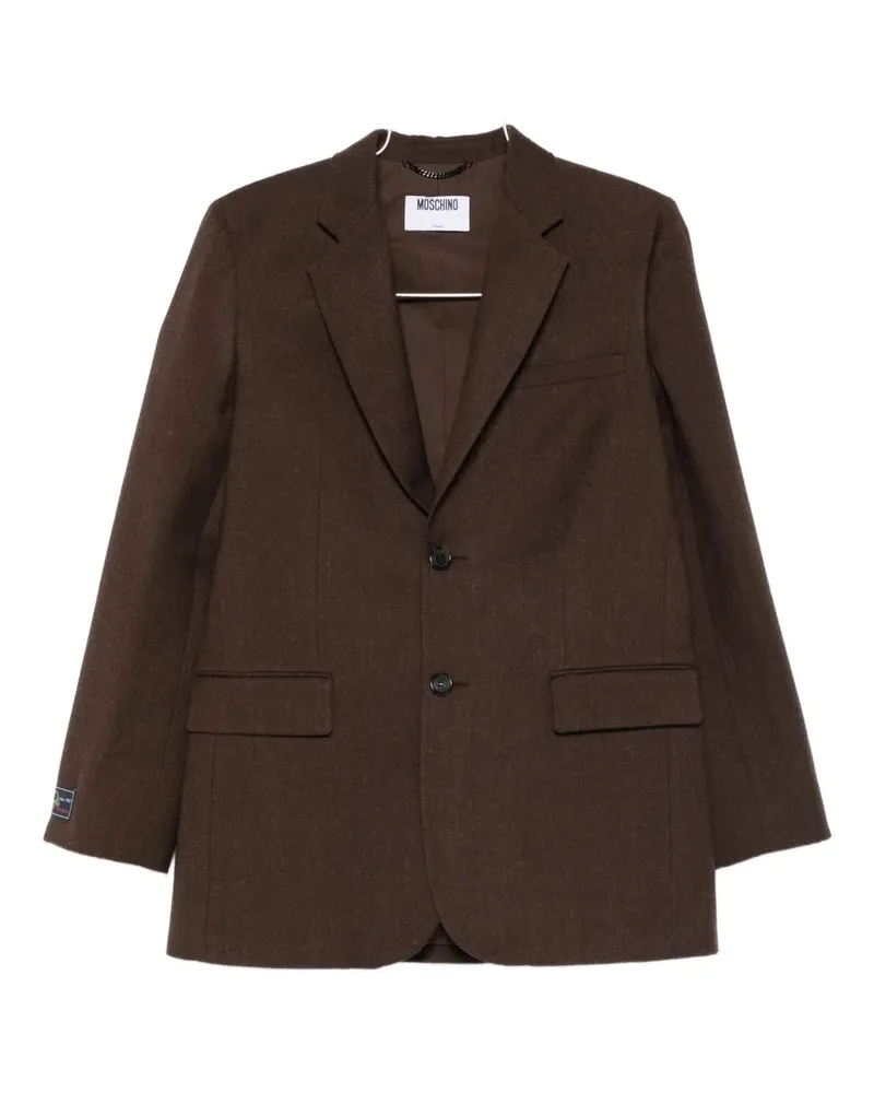 Moschino Einreihiges Sakko - Braun Braun