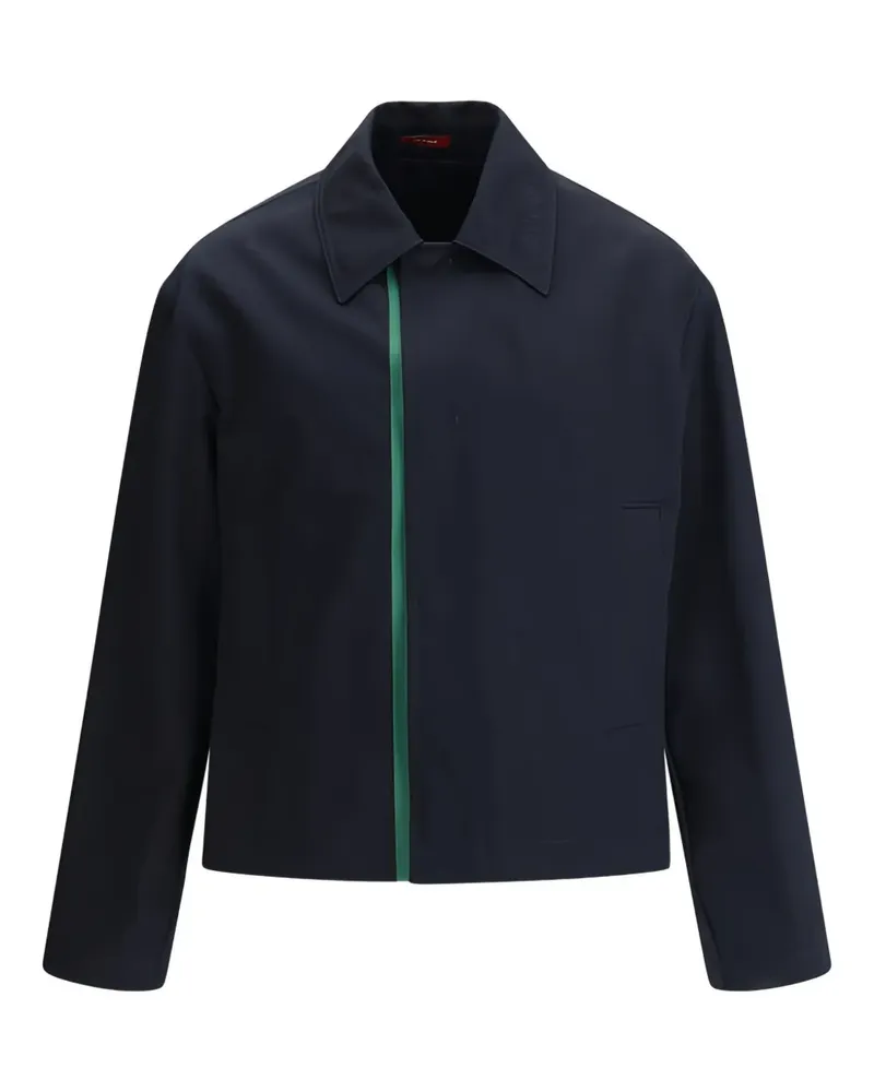 Gucci Jacke mit Monogramm-Prägung - Blau Blau