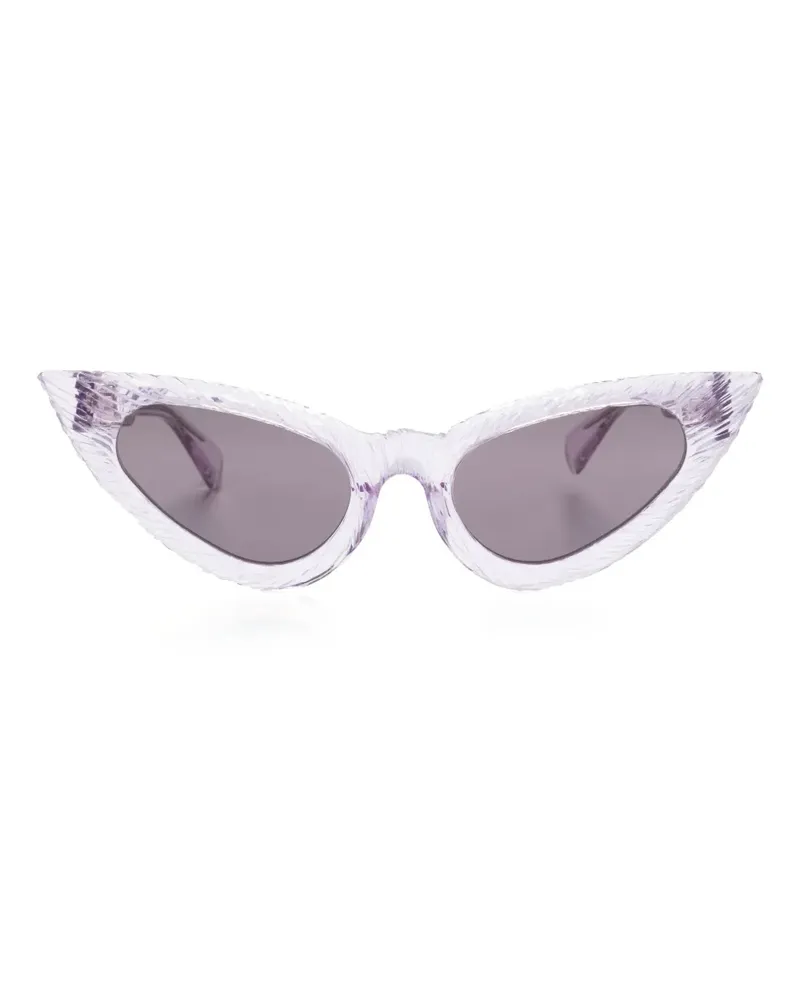 KUBORAUM Sonnenbrille mit Cat-Eye-Gestell - Violett Violett