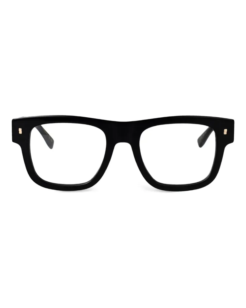 Dsquared2 Eckige Brille - Schwarz Schwarz