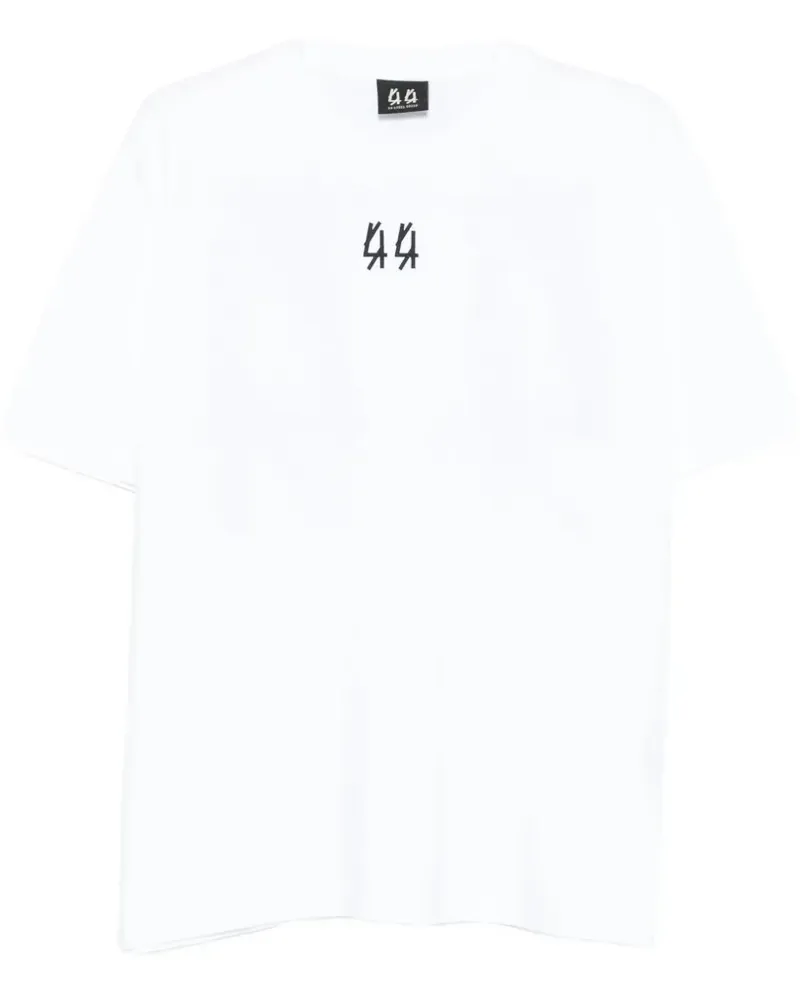 44 LABEL GROUP T-Shirt mit grafischem Print - Weiß Weiß