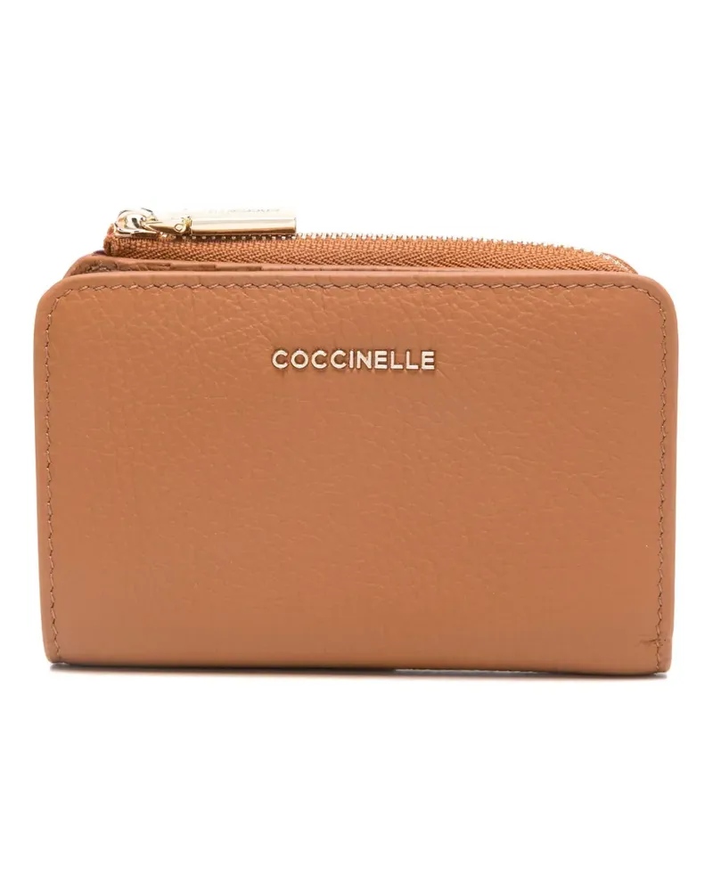 Coccinelle Soft Metallic Portemonnaie - Braun Braun