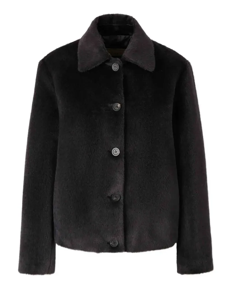 Peserico button jacket - Schwarz Schwarz