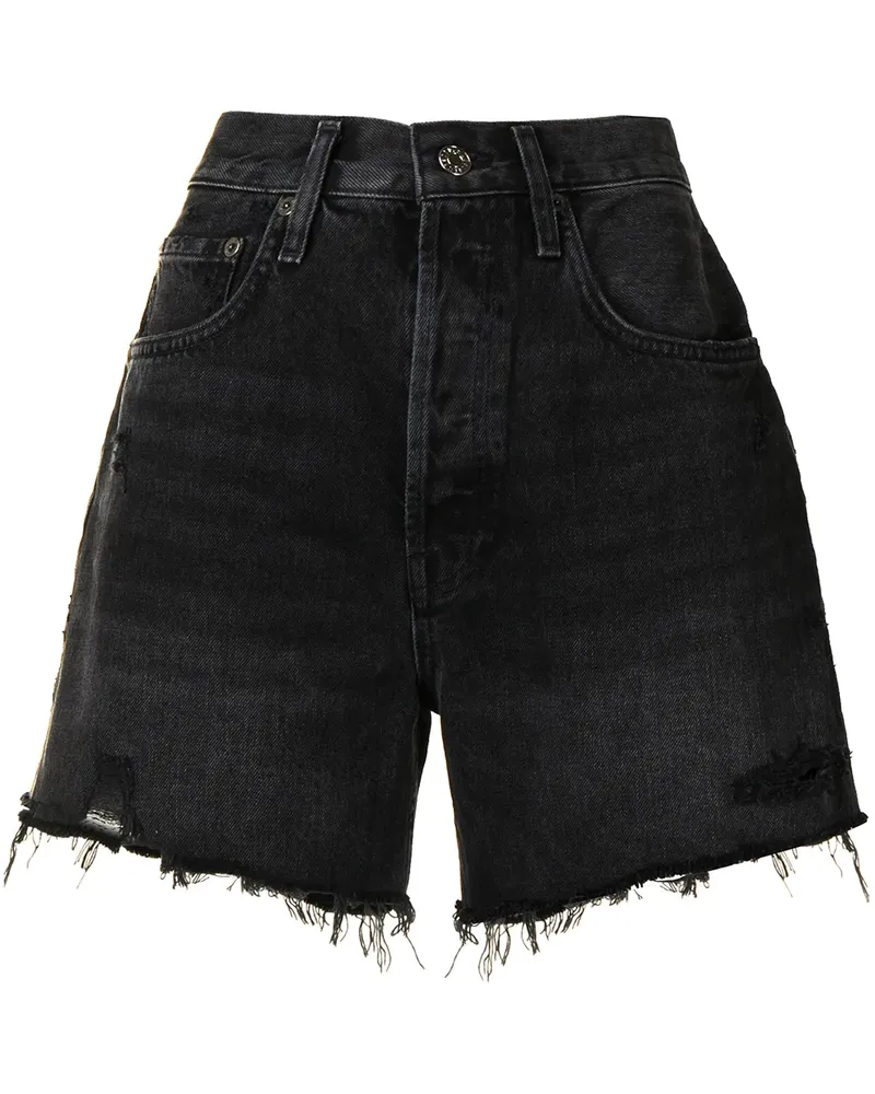AGOLDE Jeansshorts im Distressed-Look - Grau Grau