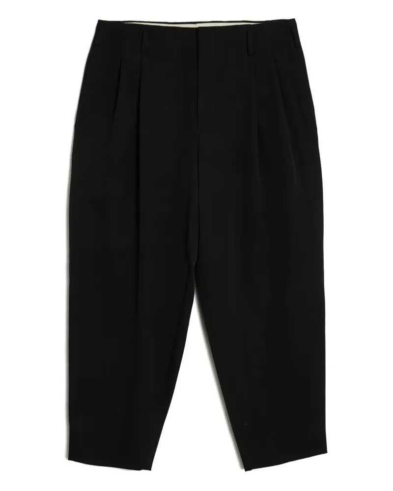 Comme des Garçons pleated-detail wool trousers - Schwarz Schwarz