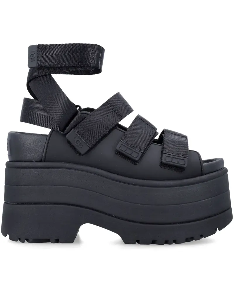 UGG Goldenrise Plateau-Sandalen - Schwarz Schwarz