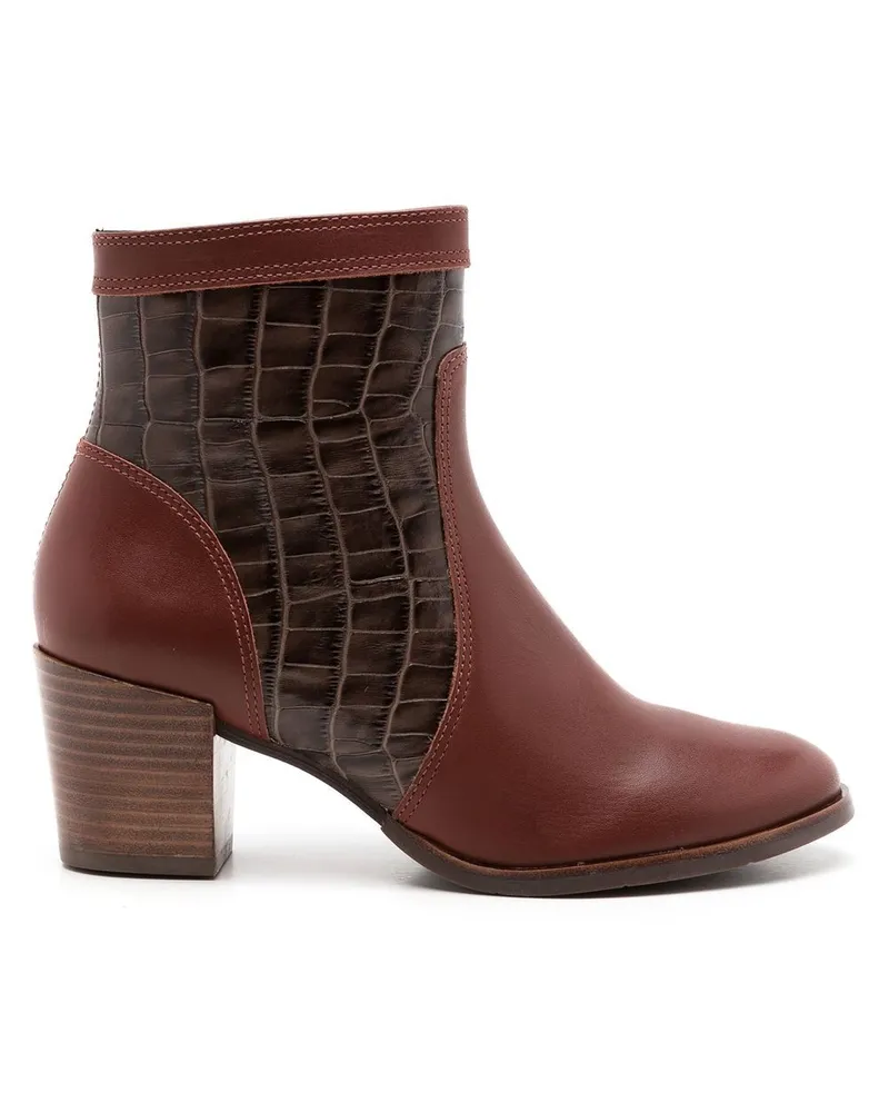 Sarah Chofakian Studio Stiefel 70mm - Braun Braun