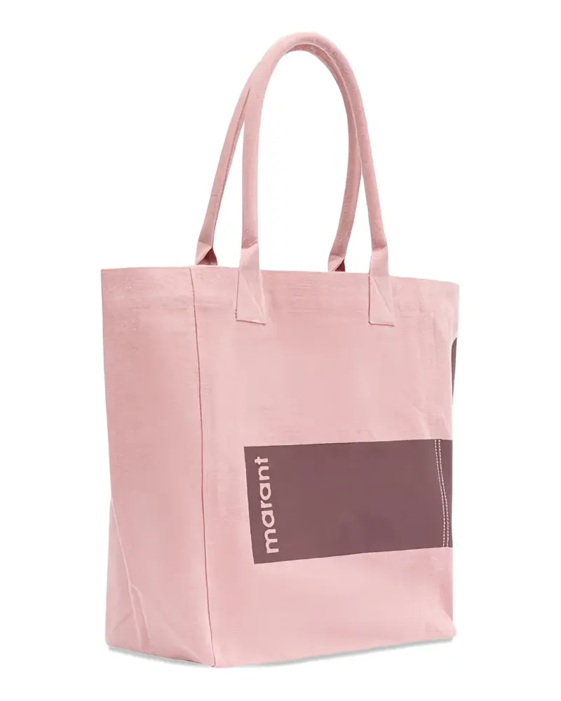 Isabel Marant logo-detail tote bag - Rosa Rosa
