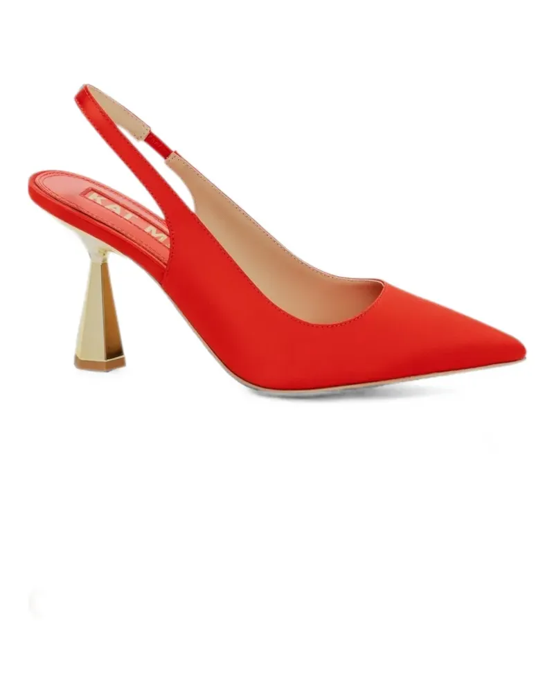 Kat Maconie Diana pointed-toe slingback pumps - Rot Rot