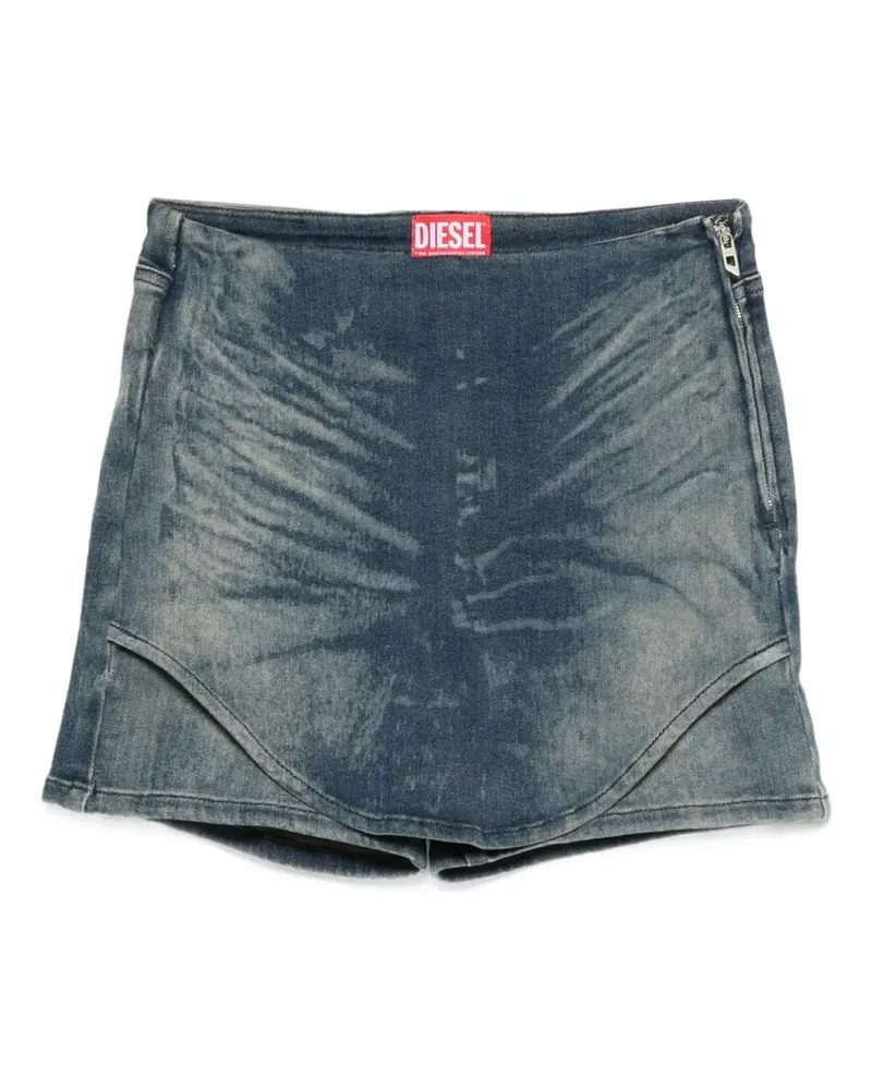 Diesel Jeans-Shorts mit Acid-Wash-Effekt - Blau Blau