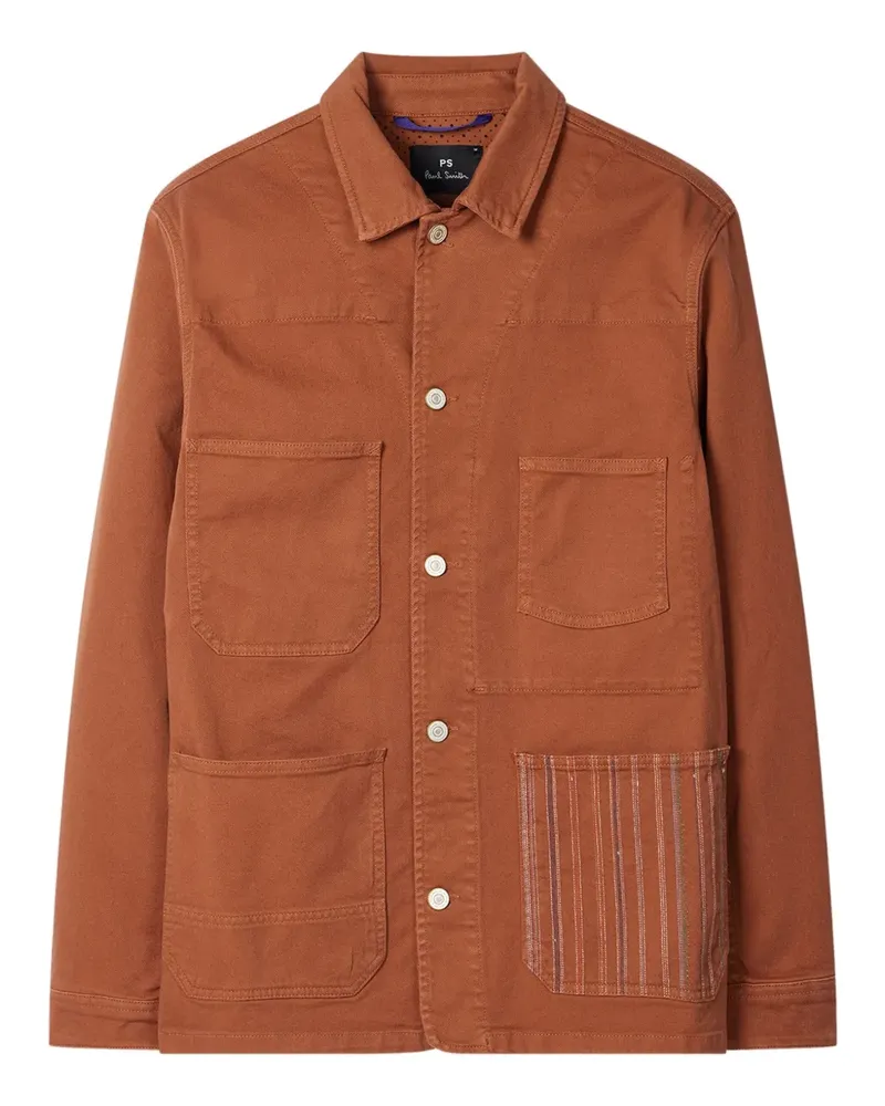 Paul Smith Jacke mit Kontrasteinsätzen - Orange Orange