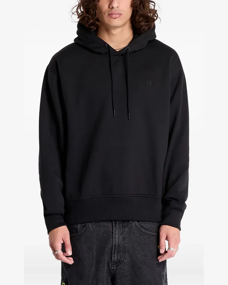 Calvin Klein Jersey-Hoodie - Schwarz Schwarz