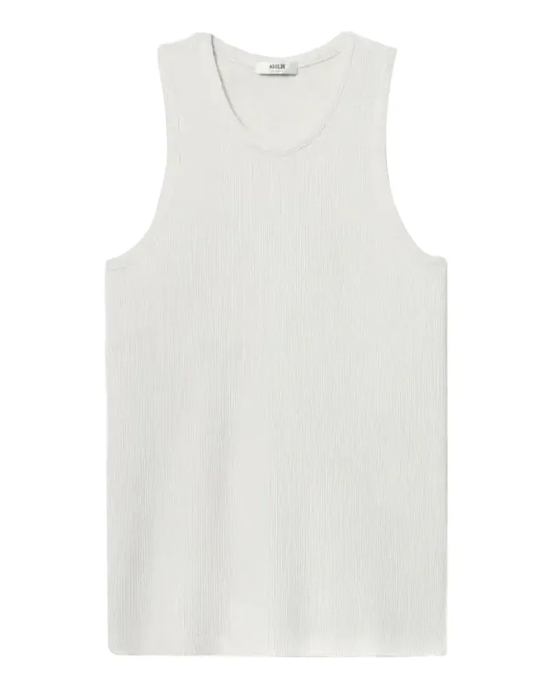 AGOLDE Geripptes Viggo Tanktop - Nude Nude