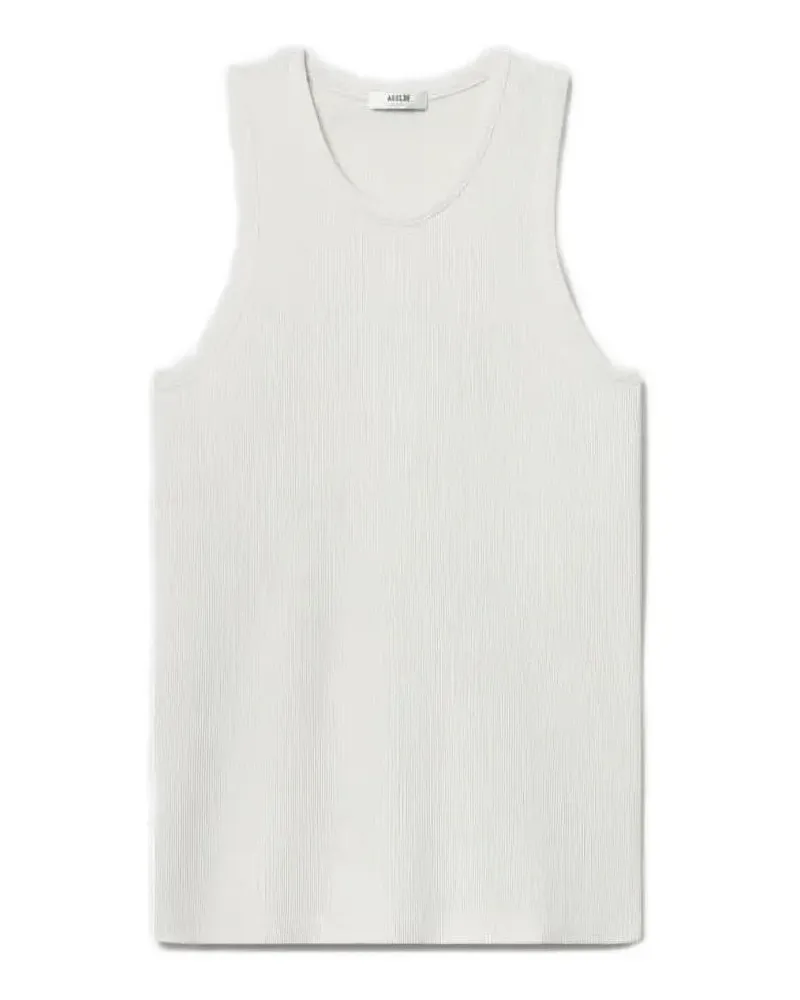 AGOLDE Viggo ribbed tank top - Nude Nude
