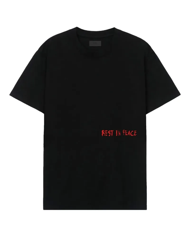 RTA Liam RIP Cross T-Shirt - Schwarz Schwarz