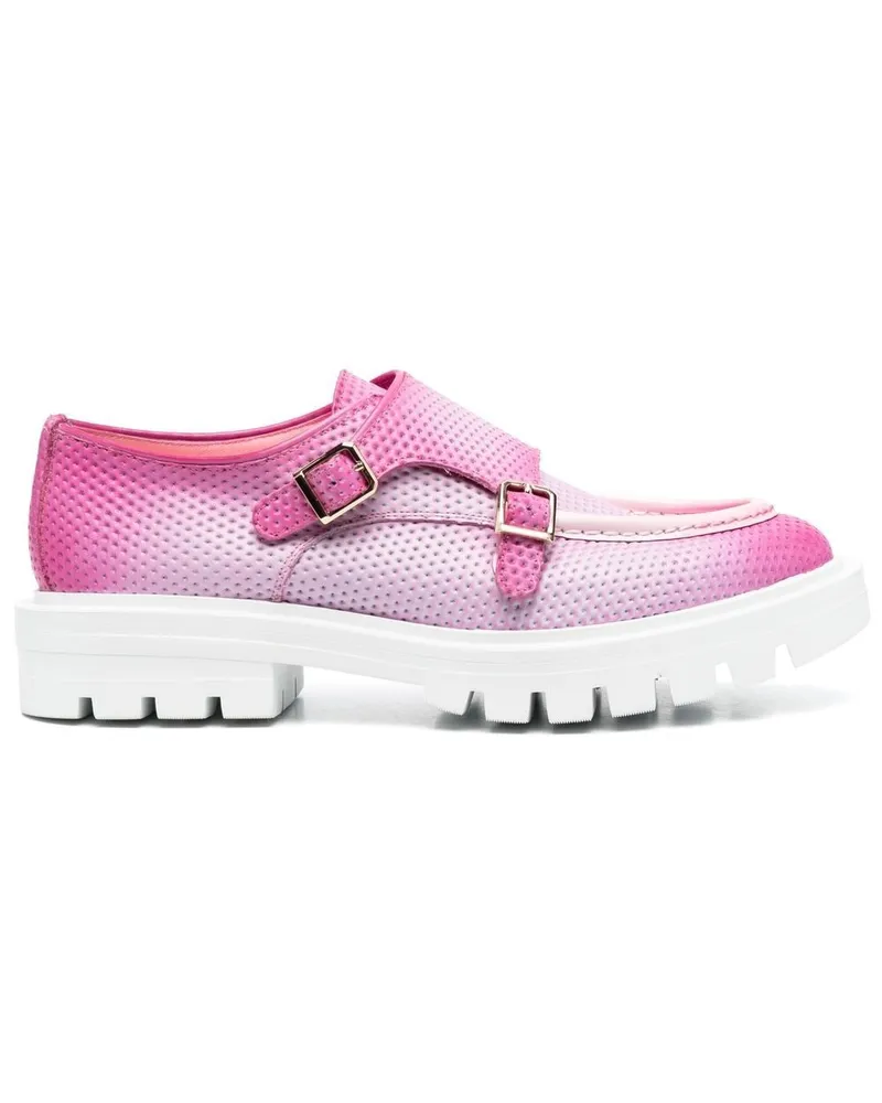 Santoni Loafer mit Schnallen - Rosa Rosa