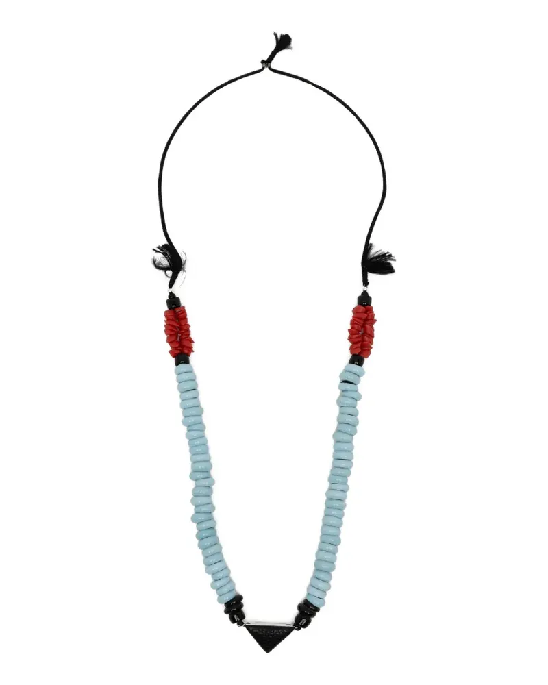 Toga Halskette mit Perlen - Blau Blau