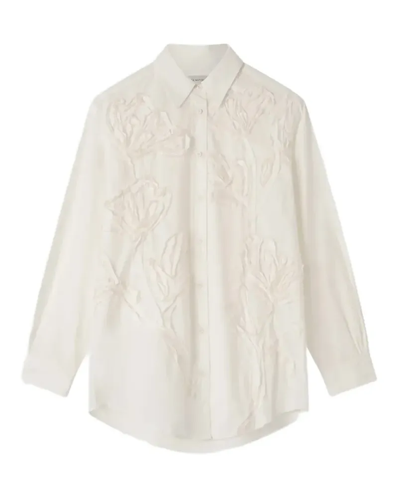 Lee Mathews Monty Hemd mit Blumen - Nude Nude