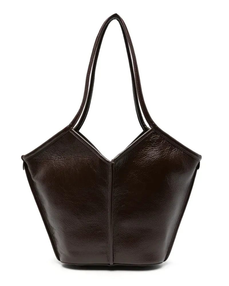 HEREU Calella leather tote bag - Braun Braun