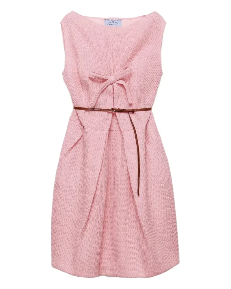 Prada Kleid mit Falten - Rosa Rosa