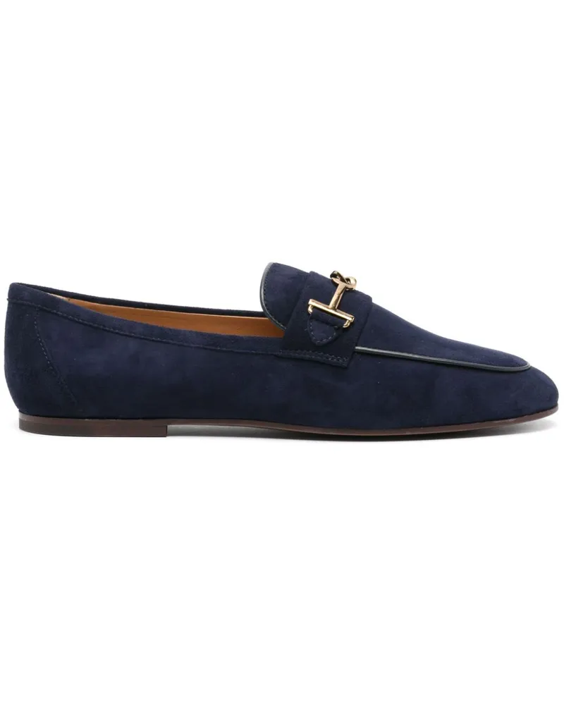 TOD'S Loafer mit Logo-Schild - Blau Blau
