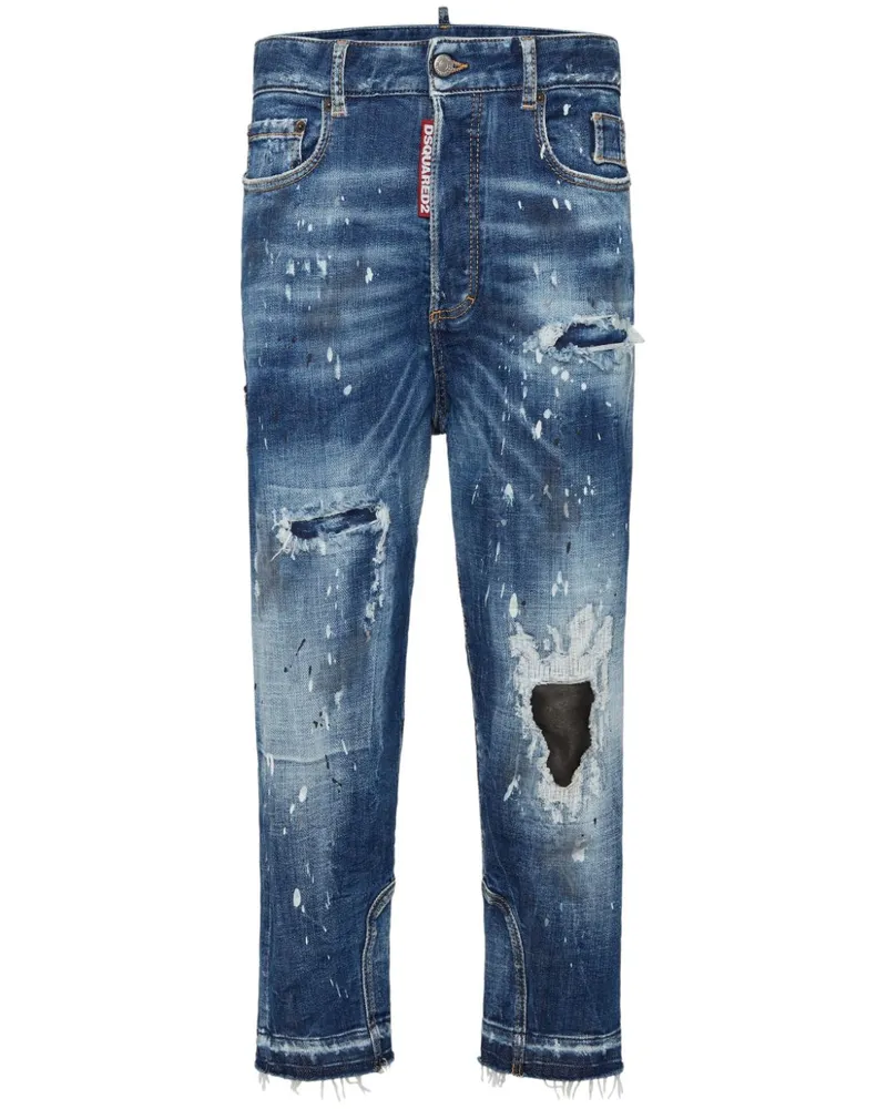 Dsquared2 Jeans im Distressed-Look - Blau Blau