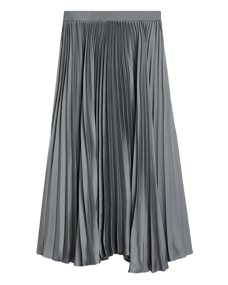 Jil Sander Rock mit Falten - Grau Grau