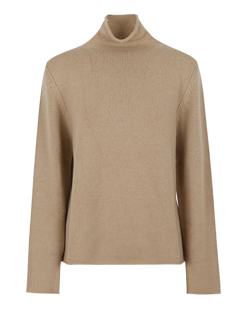 ALLUDE high-neck cashmere sweater - Nude Nude