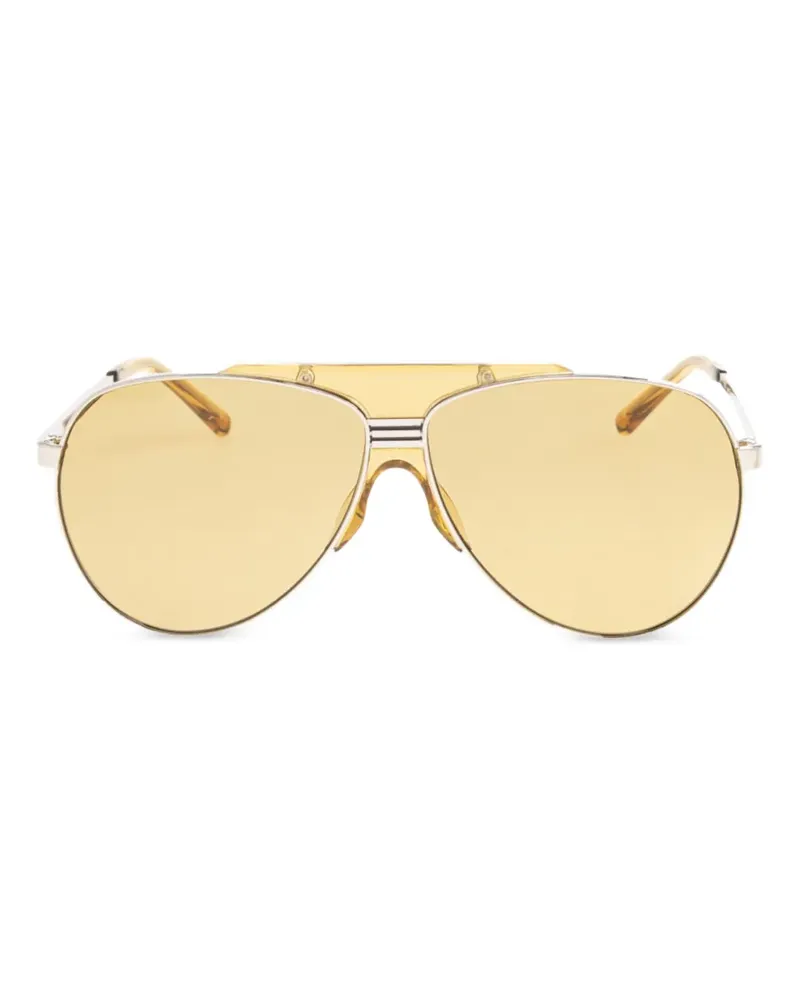 ATTICO x Linda Farrow Pilotenbrille - Silber Silber
